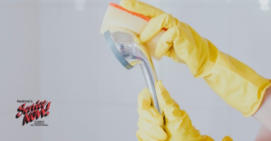 Cleaning showerhead.